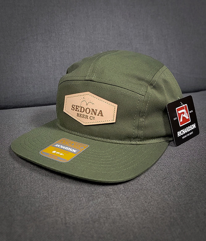 SBC Leather Patch Hat (Army Green)