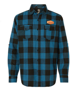 Blue and Black  Flannel Shirt