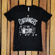 1 Color Skeleton (BLACK TEE)