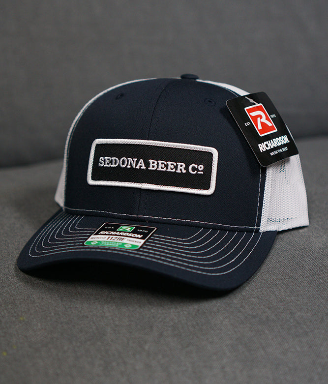 SBC Rectangle Patch Hat (Navy/White)
