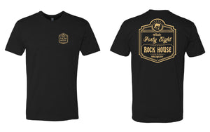 Rock House Logo Unisex Tee (Black)