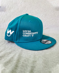 Local. Community. Craft Hat (Teal Hat)