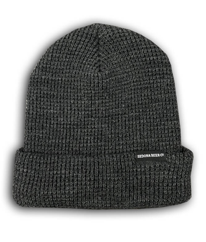 Text Tag Beanie (Heather Charcoal)