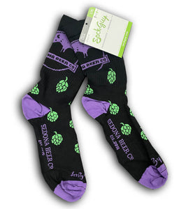 Hop Socks (Black/Purple)
